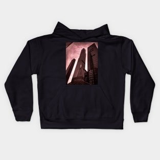 Skyscapers Look Up Skyline Hudson Yards NYC Kids Hoodie